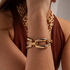 Pulsera Eslabones Gruesos - Piedra de Toque