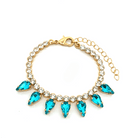 Pulsera Gotas Aguamarina - Piedra de Toque