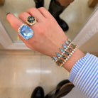 Pulsera Gotas Diamante Negro - Piedra de Toque