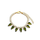 Pulsera Gotas Oliva - Piedra de Toque