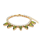 Pulsera Gotas Oliva - Piedra de Toque