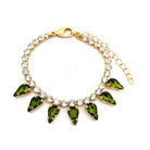 Pulsera Gotas Oliva - Piedra de Toque