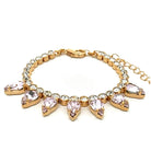 Pulsera Gotas Rosadas - Piedra de Toque