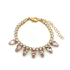 Pulsera Gotas Rosadas - Piedra de Toque