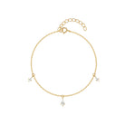 Pulsera Marquise Colgante - Piedra de Toque