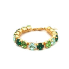 Pulsera Tenis Tonos de Verde - Piedra de Toque