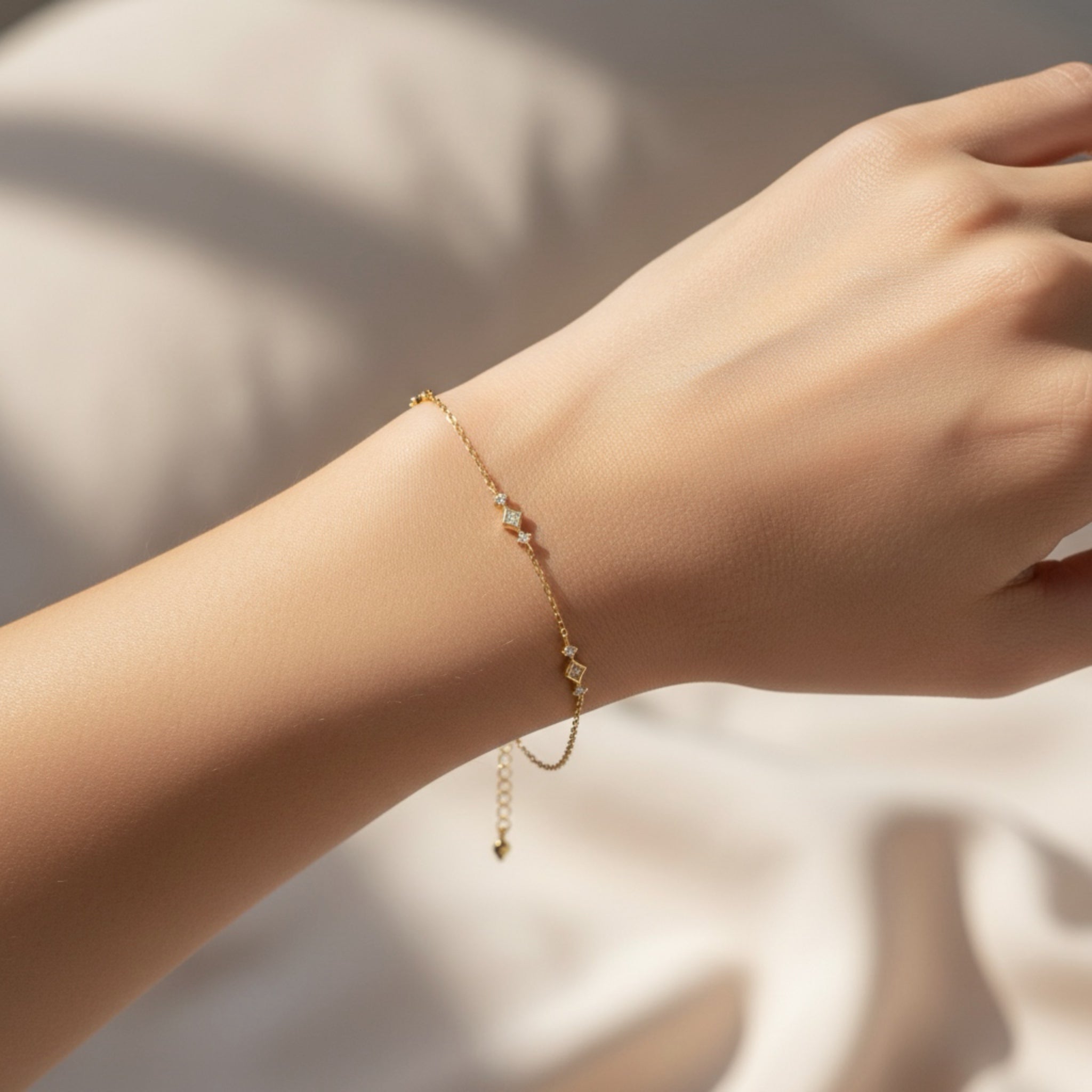 Pulsera Tres Rombos - Piedra de Toque