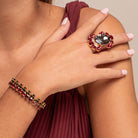 Pulsera Triángulos Cristal - Piedra de Toque