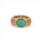 Pulsera Tubogas Gruesa Verde - Piedra de Toque