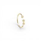 Sortija Circonitas Redondas Oro - Piedra de Toque