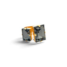 Sortija Dos Rectángulos Diamante Negro - Piedra de Toque
