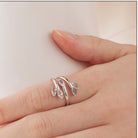 Sortija Espiral Plata - Piedra de Toque