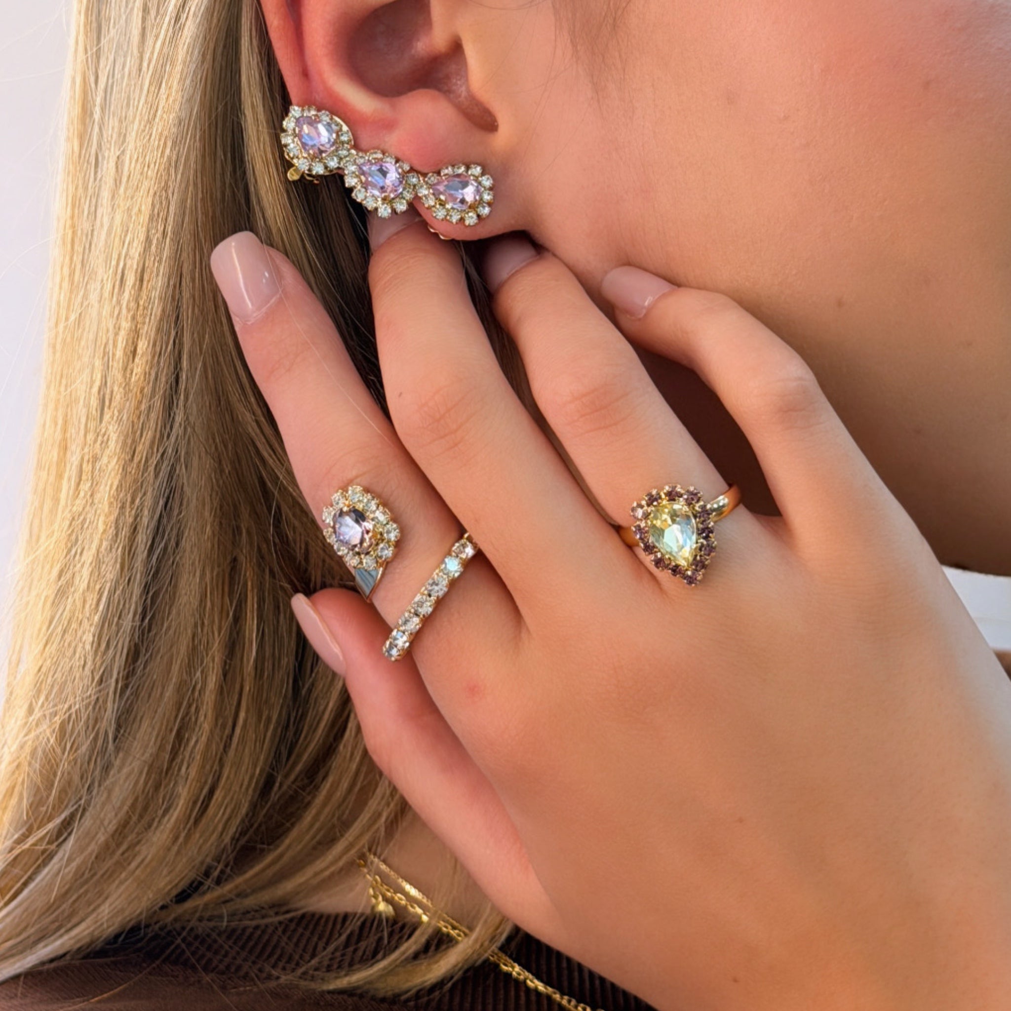 Sortija Gota Amatista y Jonquil - Piedra de Toque