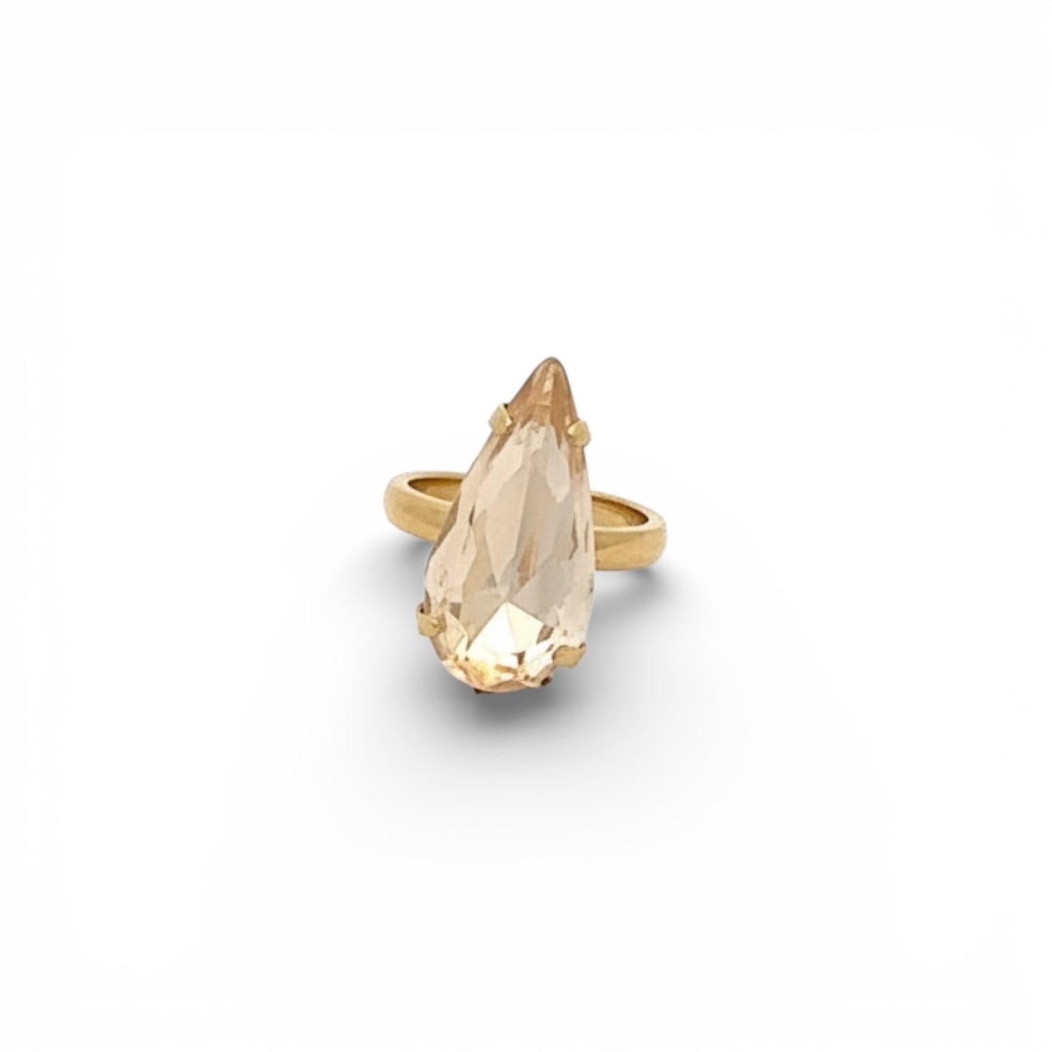 Sortija Gota Champagne - Piedra de Toque