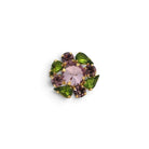 Sortija Hortensia Oliva y Amatista - Piedra de Toque
