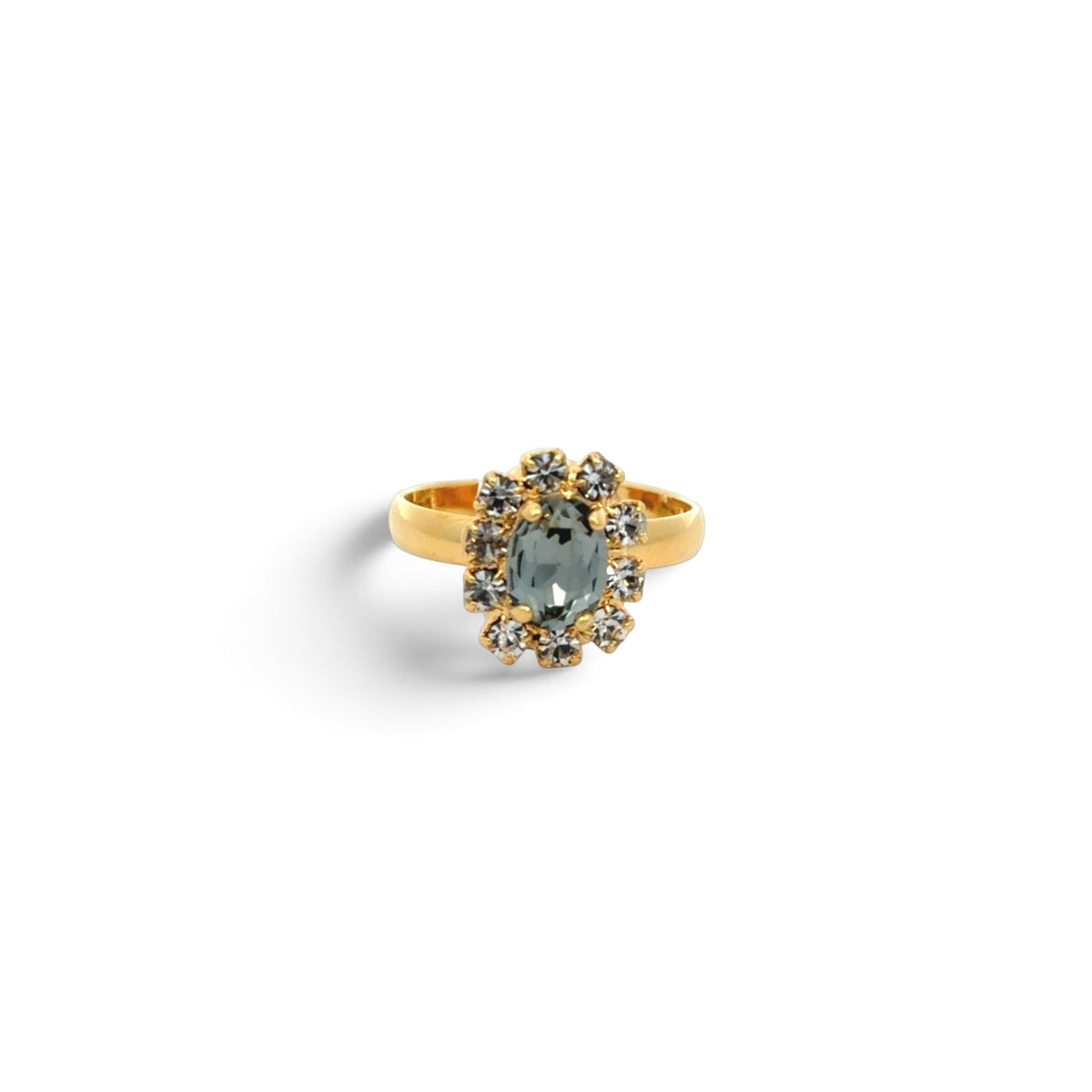 Sortija Óvalo Diamante Negro - Piedra de Toque