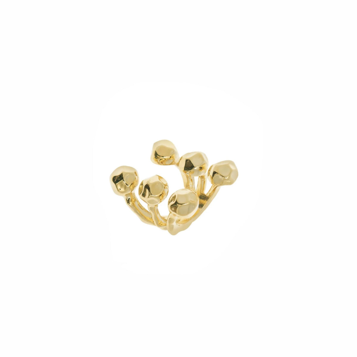 Sortija Ramas Orgánicas - Piedra de Toque