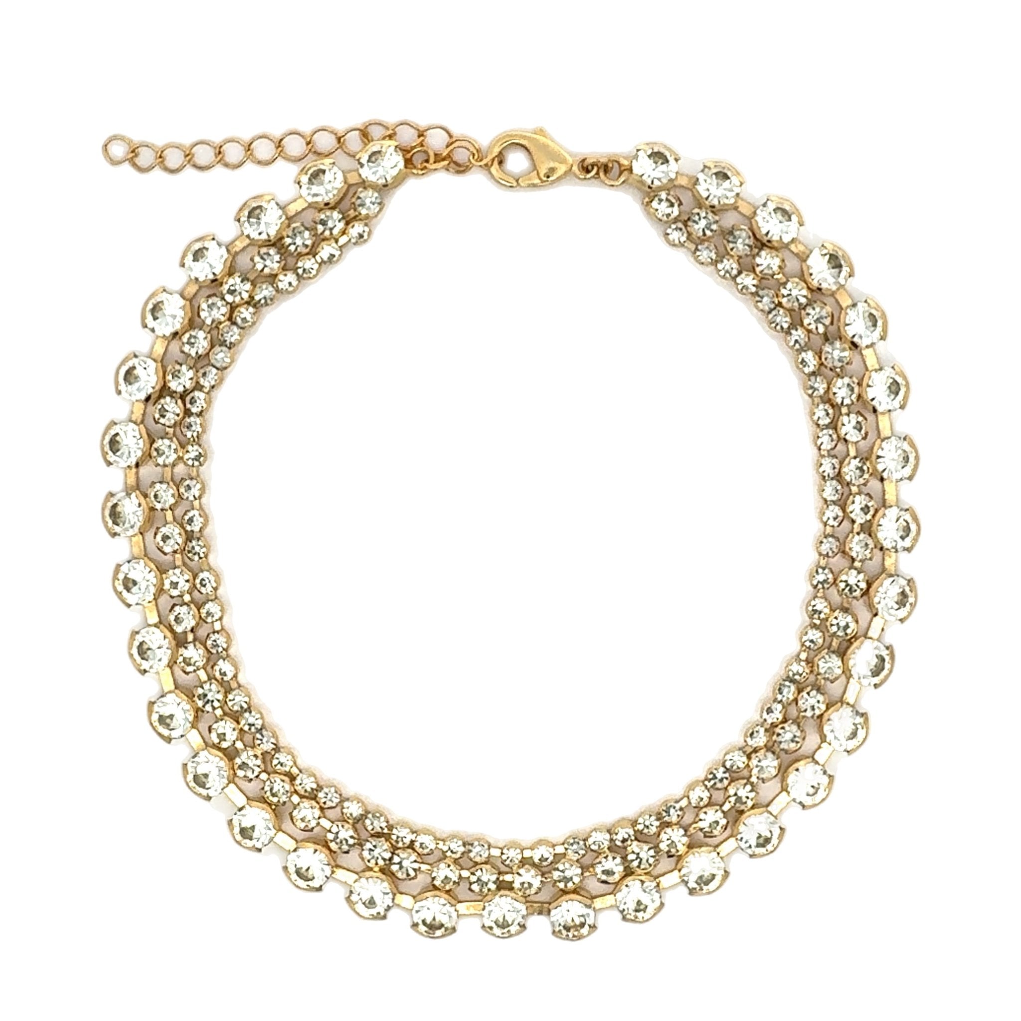 Choker Tres Hileras - Piedra de Toque