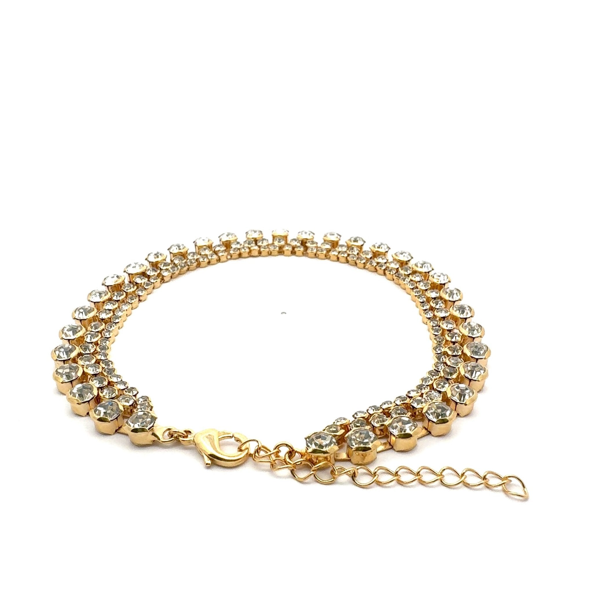 Choker Tres Hileras - Piedra de Toque