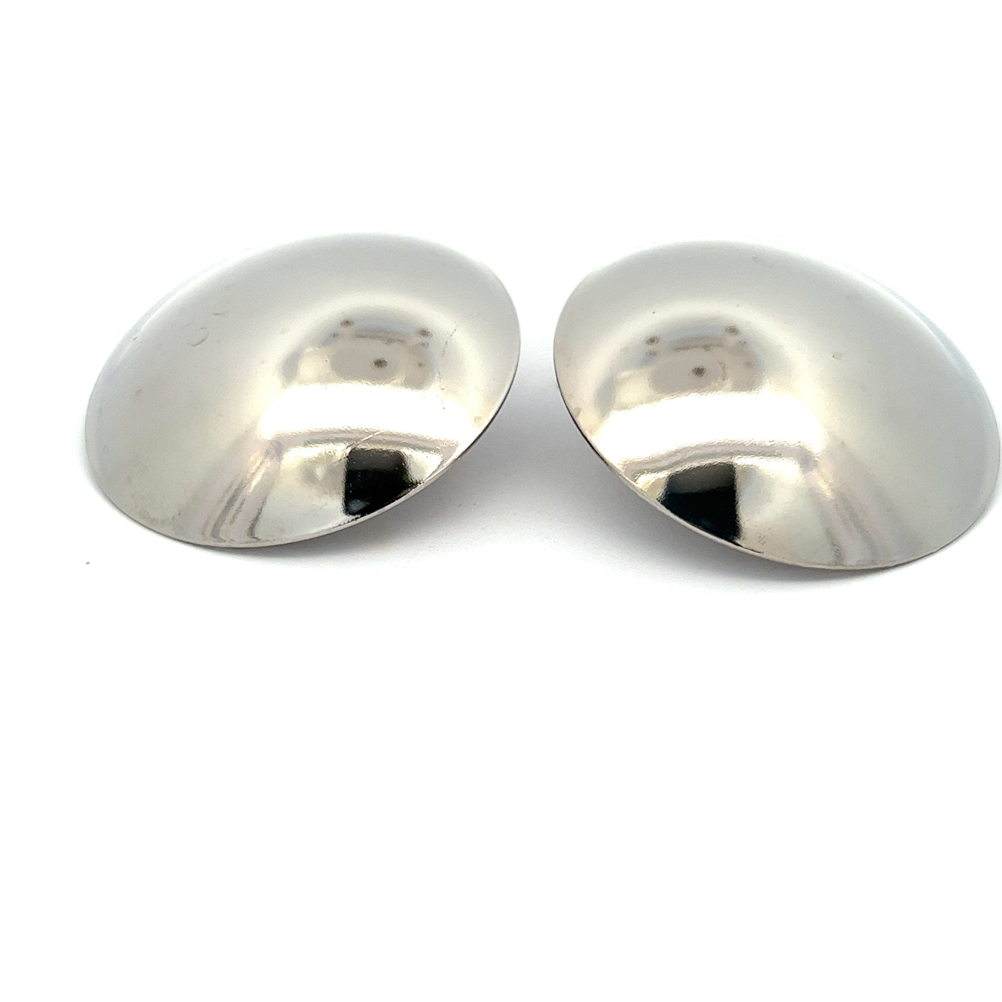 Pendientes Botón Plata - Piedra de Toque